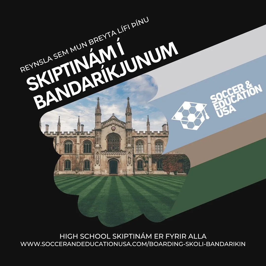 Skiptinám og skólastyrkir við menntaskóla í Bandaríkjunum.